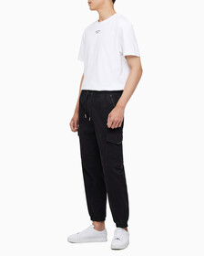 Buy 남성 워시드 카고 팬츠 in color CK BLACK