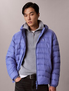 Buy 유니섹스 쉬어 라이트 다운 자켓 in color BLEACHED DENIM
