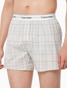Buy 남성 코튼 포플린 박서 in color CROSSHAIR PLAID CHALK