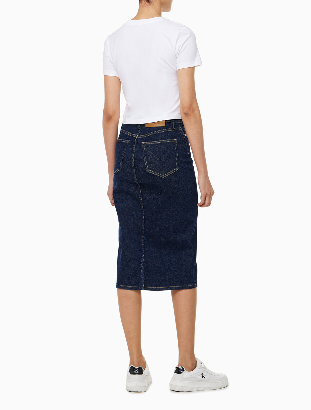Buy 여성 펜슬 데님 스커트 in color RINSE BLUE