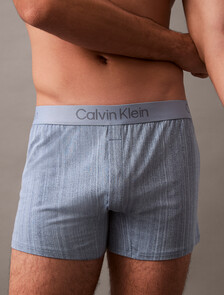 Buy 남성 울트라 소프트 모달 박서 in color TEXTURED STRIPE_FADED DENIM
