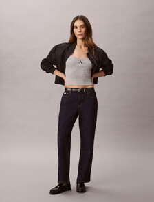 Buy 여성 90S 스트레이트 에코 데님 in color RINSE BLUE