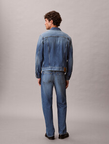 Buy 90S 스트레이트핏 진 in color Mid blue