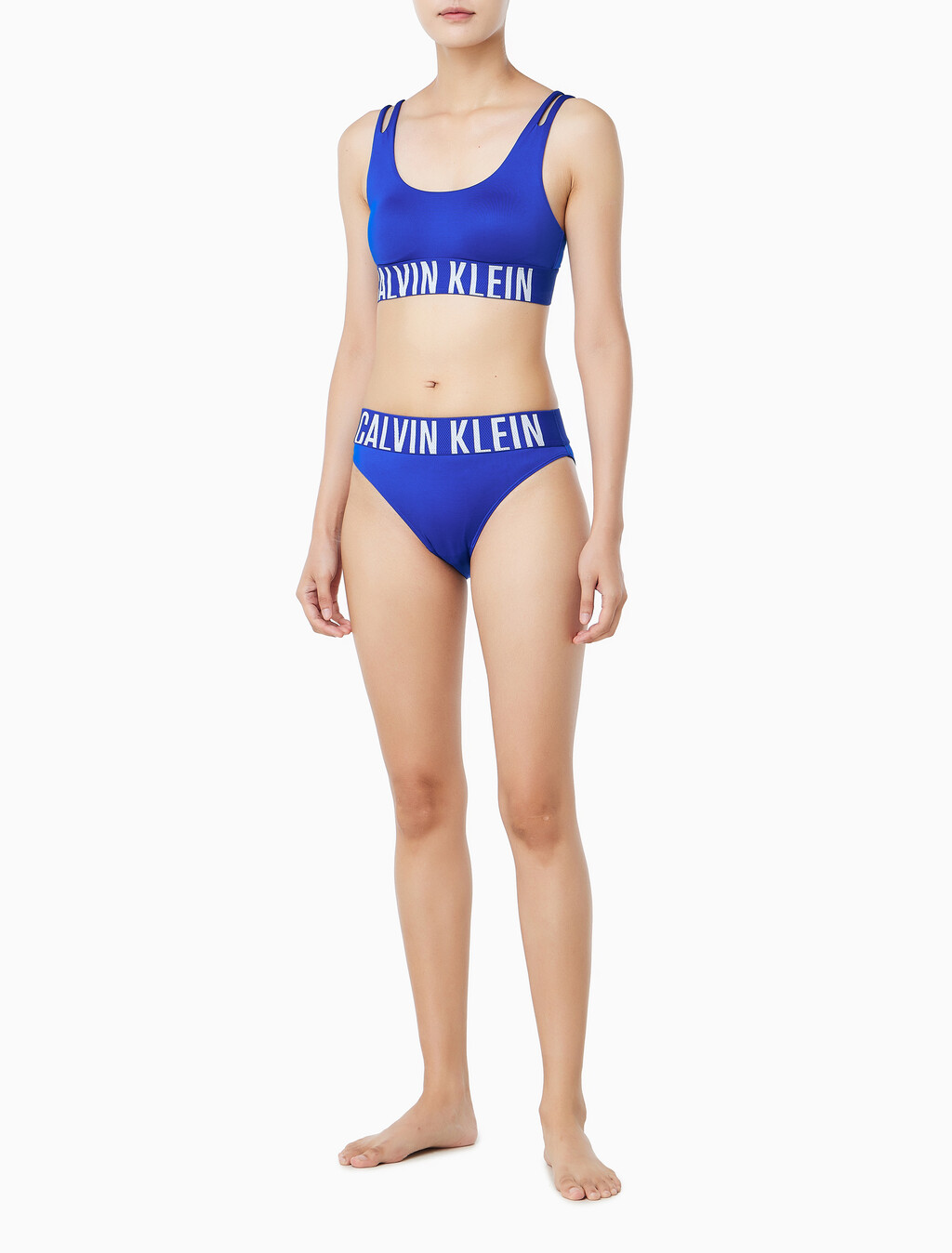 Buy 여성 인텐스 파워 마이크로파이버 쿨링 AF 브라렛 in color blue