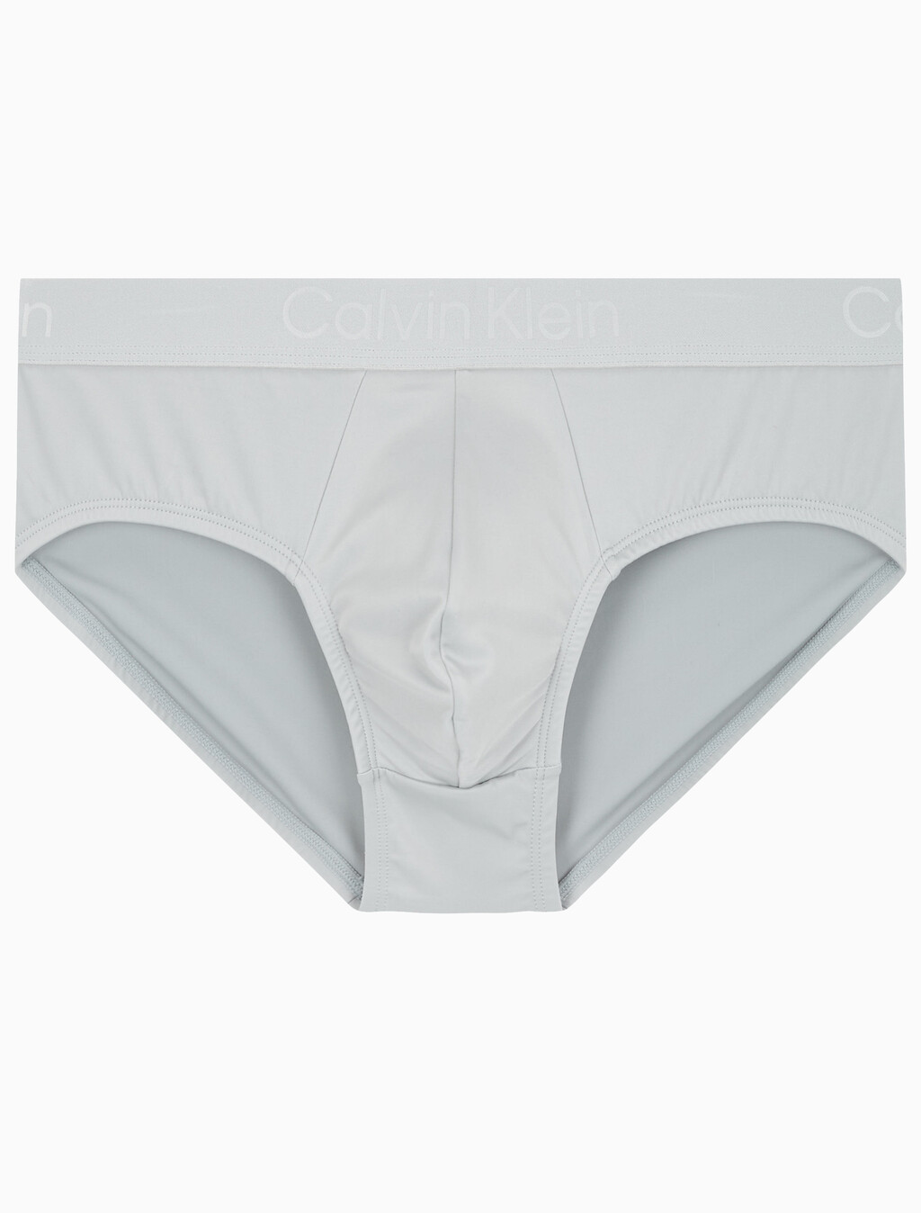 Buy 남성 CK 블랙 마이크로파이버 힙브리프 in color HARBOR MIST