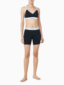 Buy 여성 아이콘 코튼 모달 브라렛 (H&E) in color BLACK