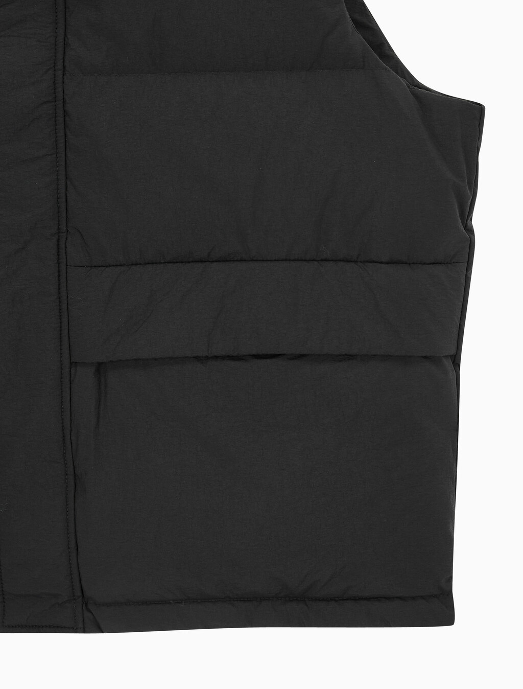 Buy 남성 에센셜 다운 베스트 in color CK BLACK