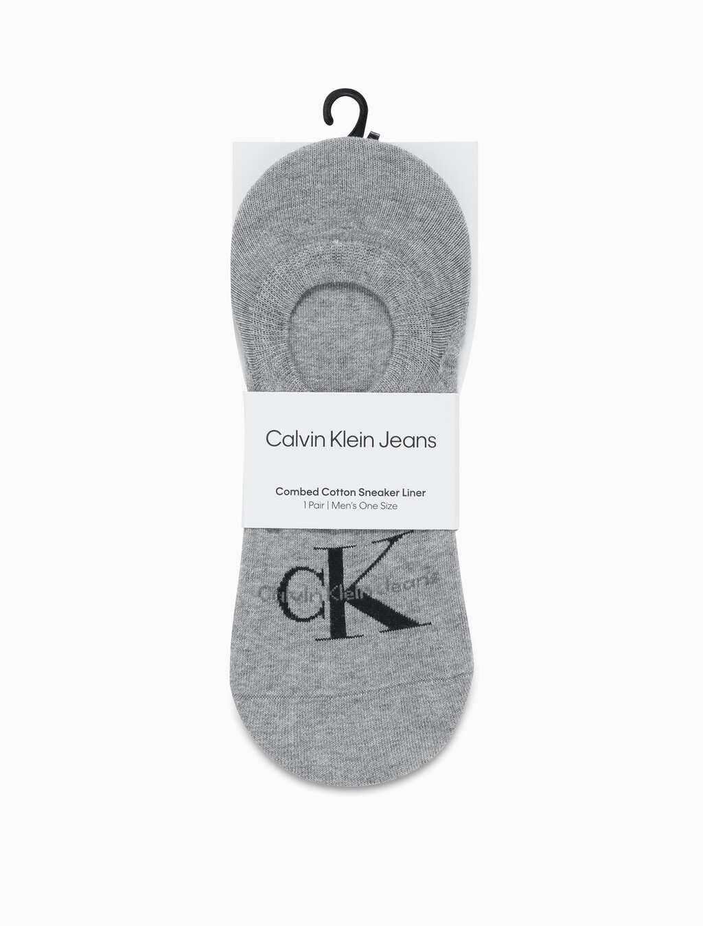 Buy 남성 콤드 코튼 스니커 라이너 삭스 (블랙 1 PAIR) in color GREY HTR