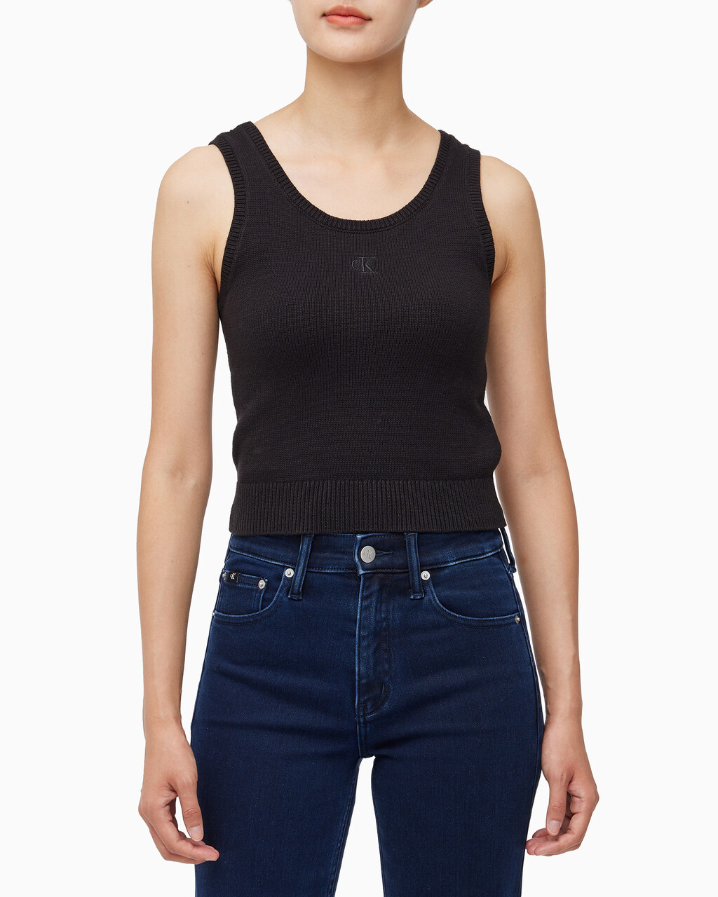 Buy 여성 투인원 패션 가디건 in color CK BLACK