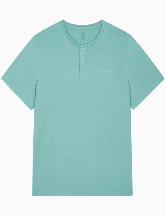 남성 울트라 소프트 모달 슬립 반팔 헨리넥