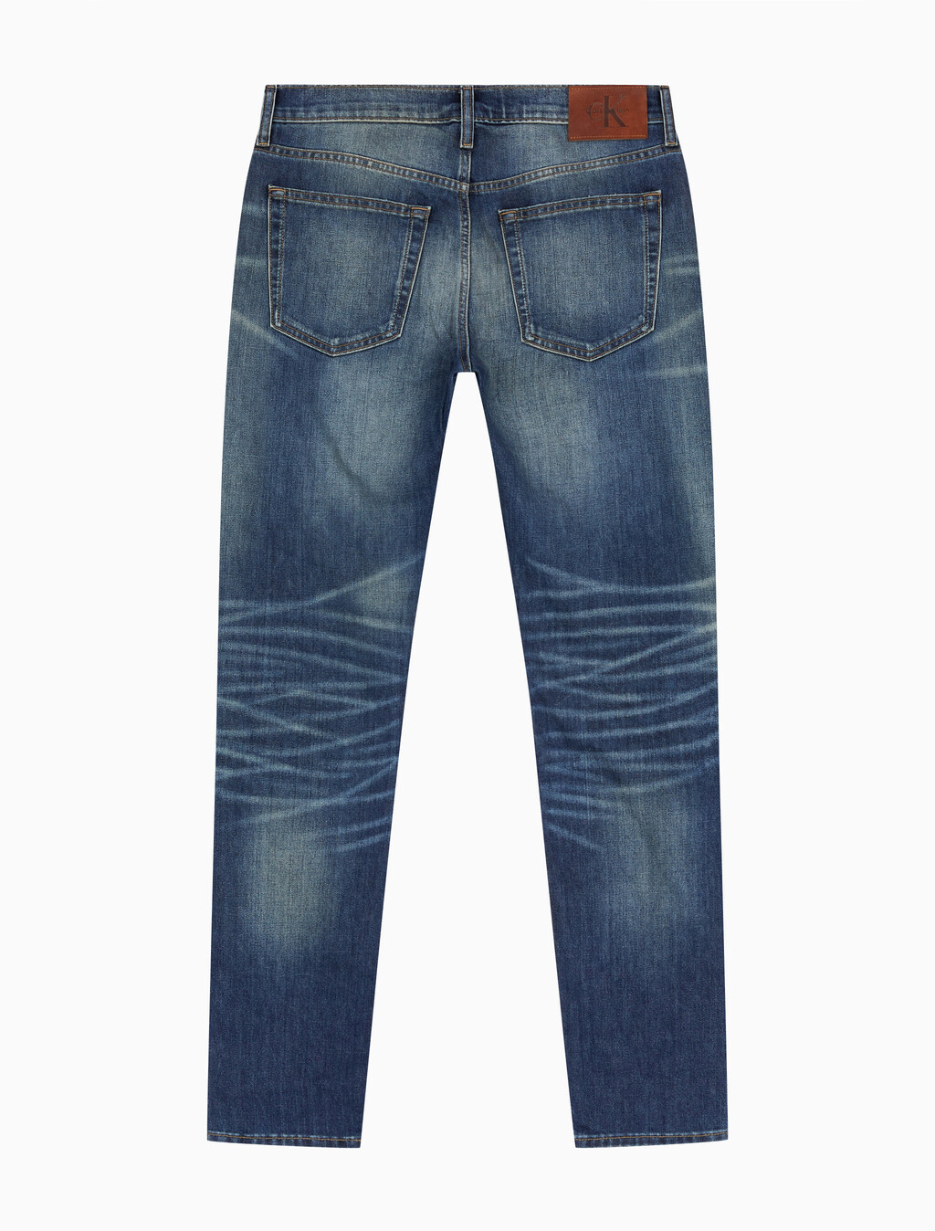 Buy 남성 슬림 테이퍼핏 미드블루 37.5 기능성 데님 in color BLUE AQUARIUS