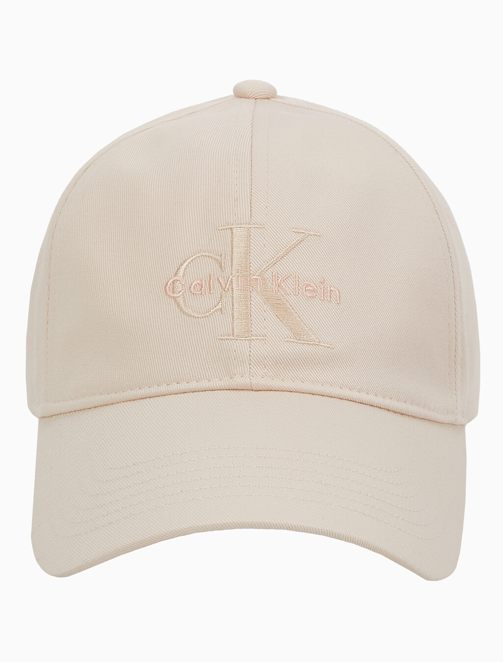 Buy 남녀공용 CKJ 모노그램 베이스볼 캡 in color LIGHT PINK