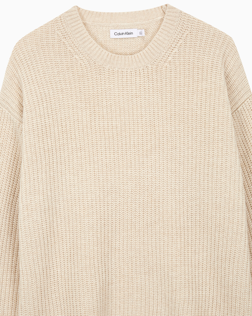 Buy 남성 롱슬리브 크루넥 스웨터 in color BEIGE