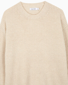 Buy 남성 롱슬리브 크루넥 스웨터 in color BEIGE