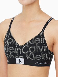 Buy 여성 1996 코튼 AF 라이틀리 라인드 브라렛 in color LOGO BLACK