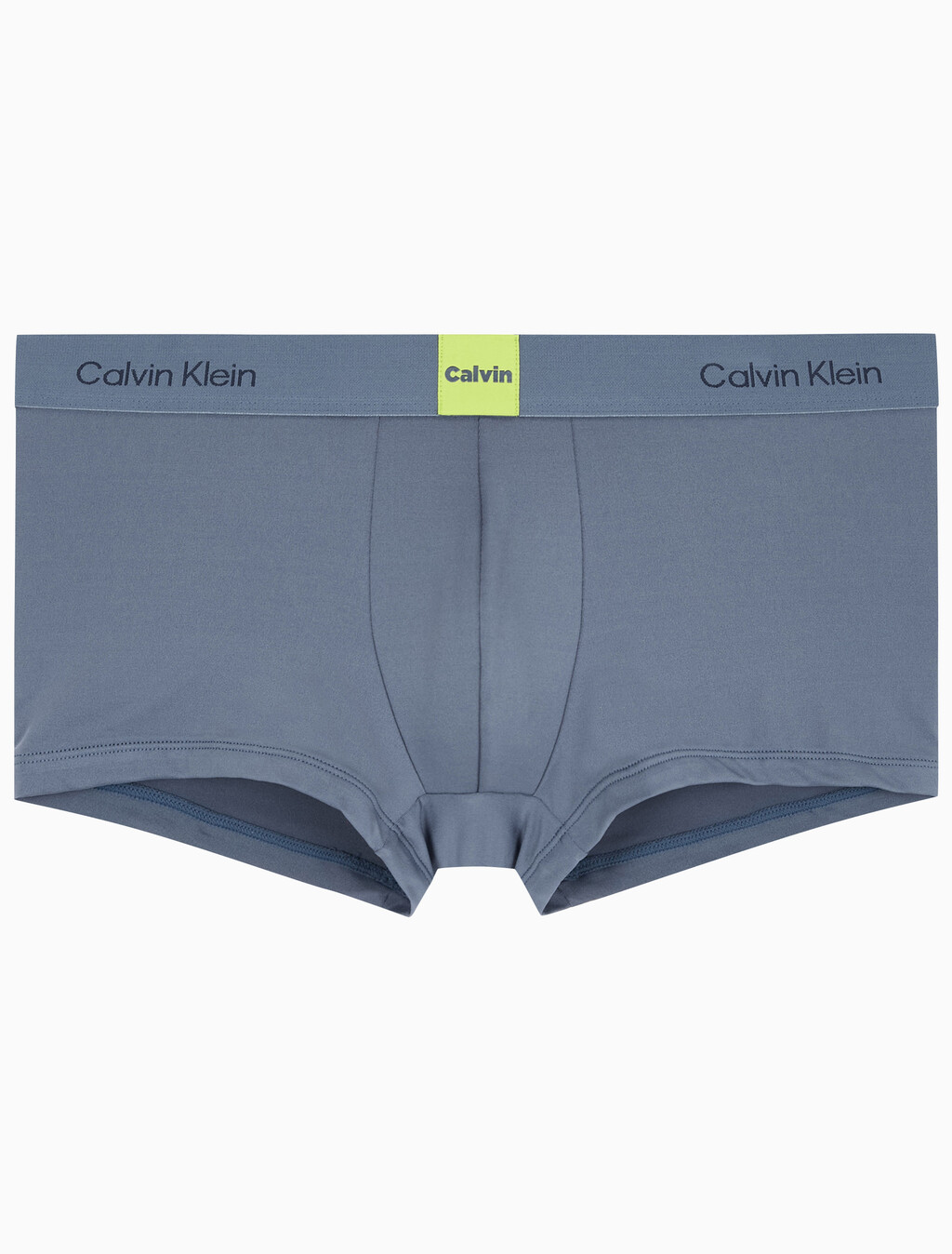 Buy 남성 모던 로고 패치 마이크로 로우 라이즈 트렁크 in color Grey