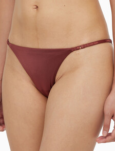 Buy 여성 폼투바디 러스터 하이레그 탕가 in color DARK BROWN