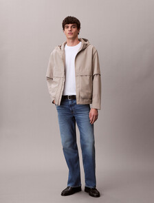 Buy 남성 립스탑 후드 윈드브레이커 in color VINTAGE KHAKI