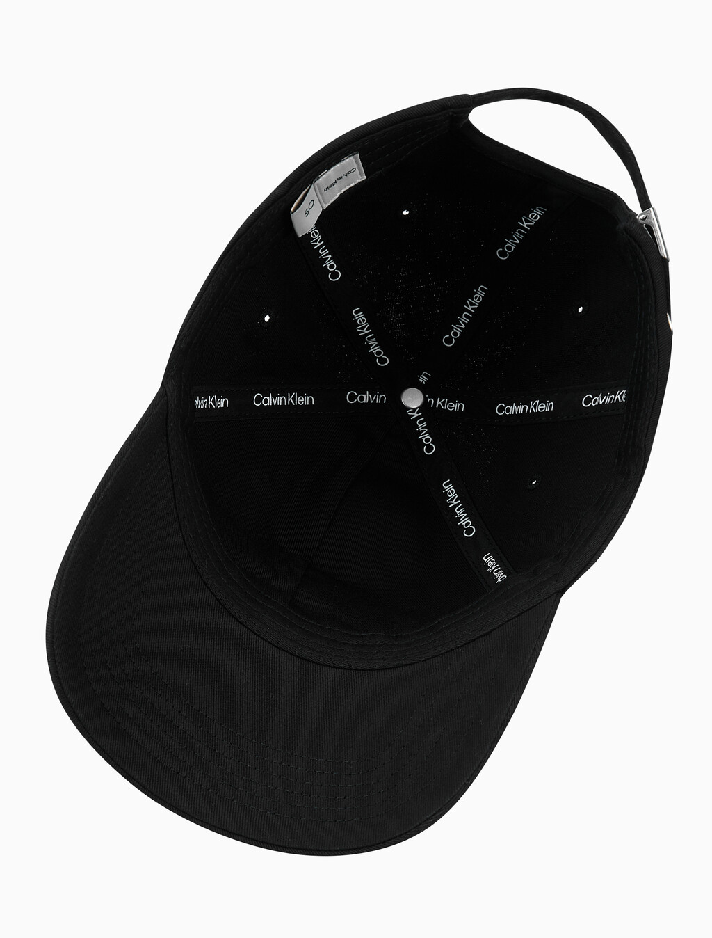 Buy 남녀공용 CKJ 뉴 타이틀케이스 로고 볼캡 in color BLACK