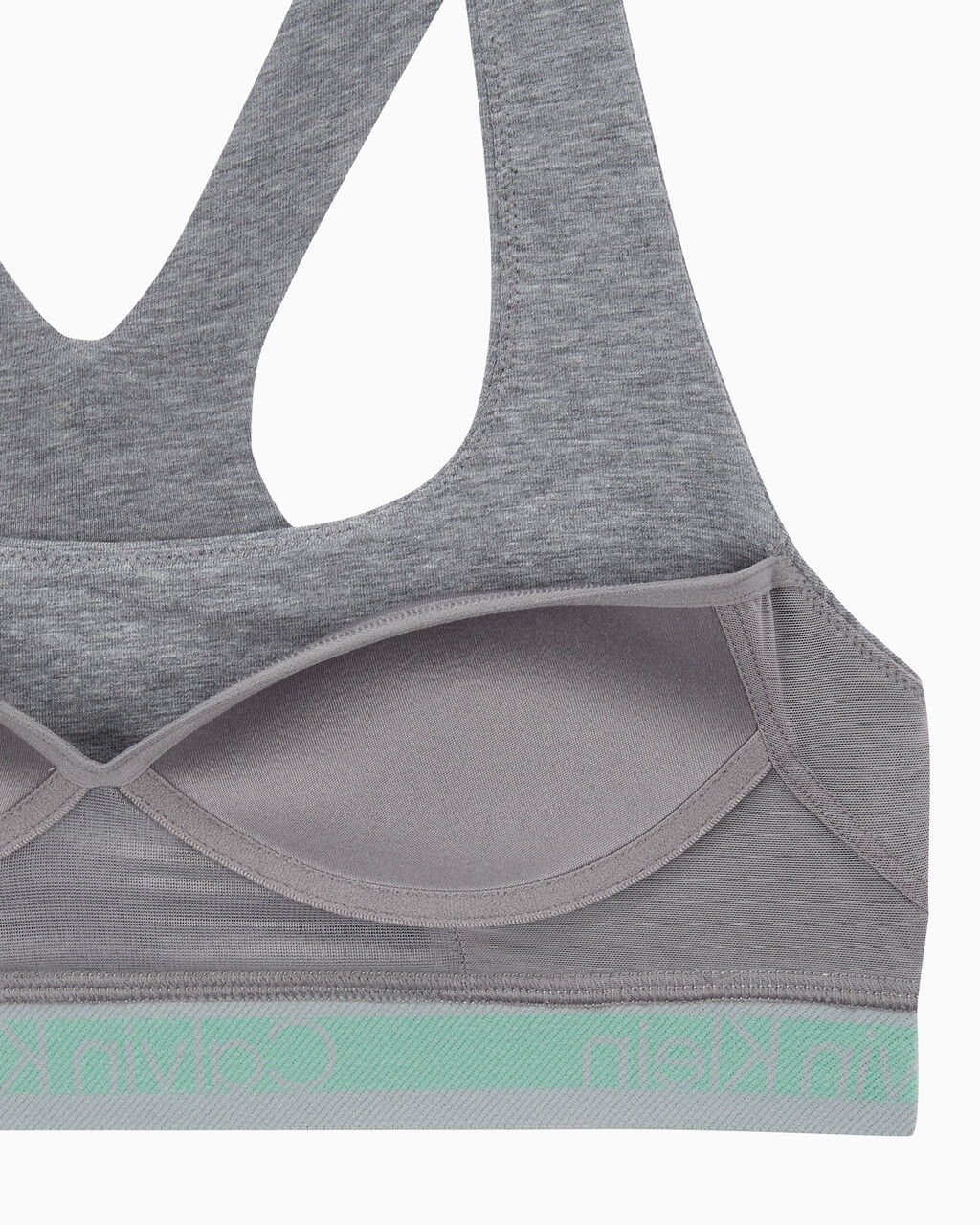 Buy 여성 에슬레틱 코튼 AF 라이틀리 라인드 브라렛 in color MEDIUM GREY HEATHER