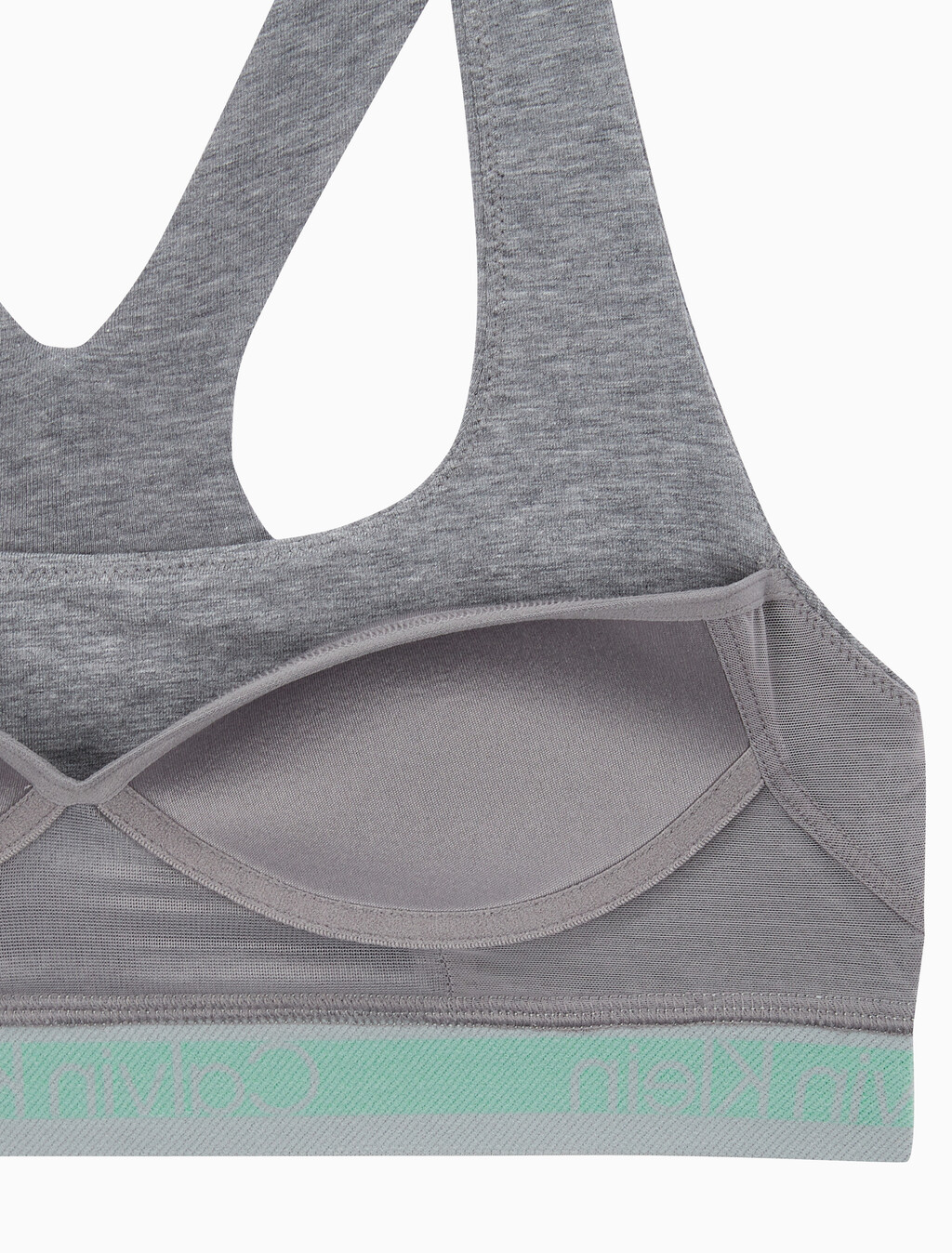 Buy 여성 에슬레틱 코튼 AF 라이틀리 라인드 브라렛 in color MEDIUM GREY HEATHER