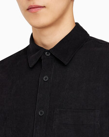 Buy 남성 레귤러핏 코듀로이 셔츠 in color CK BLACK