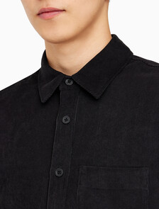 Buy 남성 레귤러핏 코듀로이 셔츠 in color CK BLACK