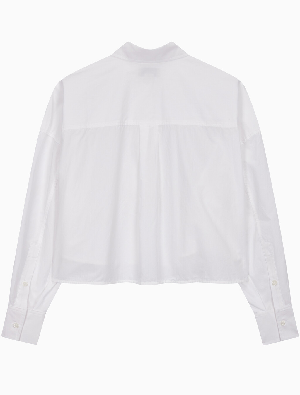 Buy 여성 크롭 패션 셔츠 in color BRIGHT WHITE