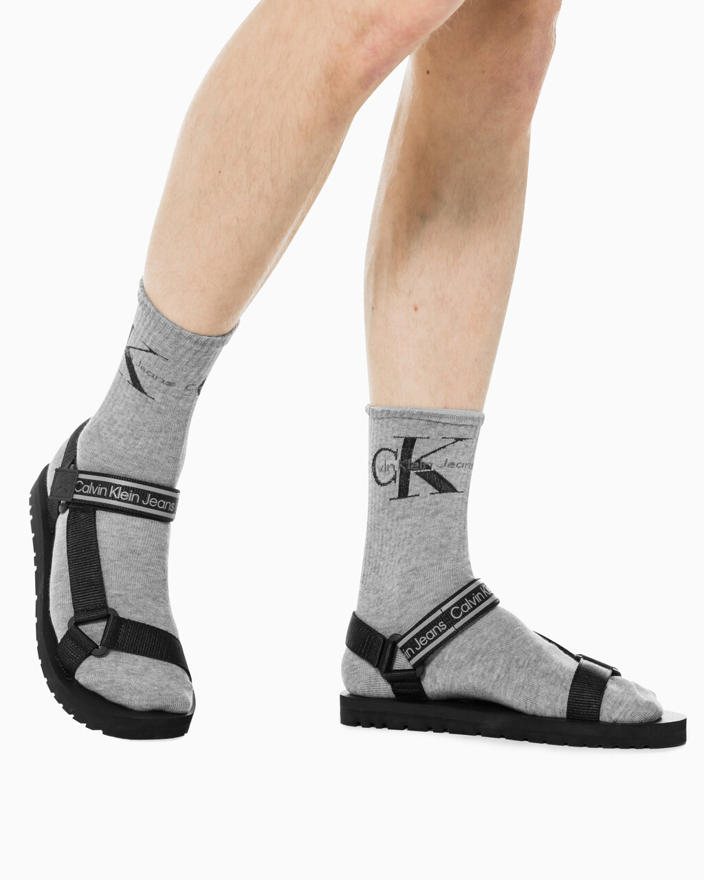 Buy 남성 팔마 스트랩 샌들 in color CK BLACK
