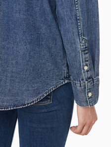 Buy 여성 클래식 데님 셔츠 in color Denim Blue