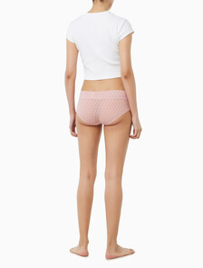 Buy 여성 아이콘 로고 레이스 힙스터 in color SUBDUED 