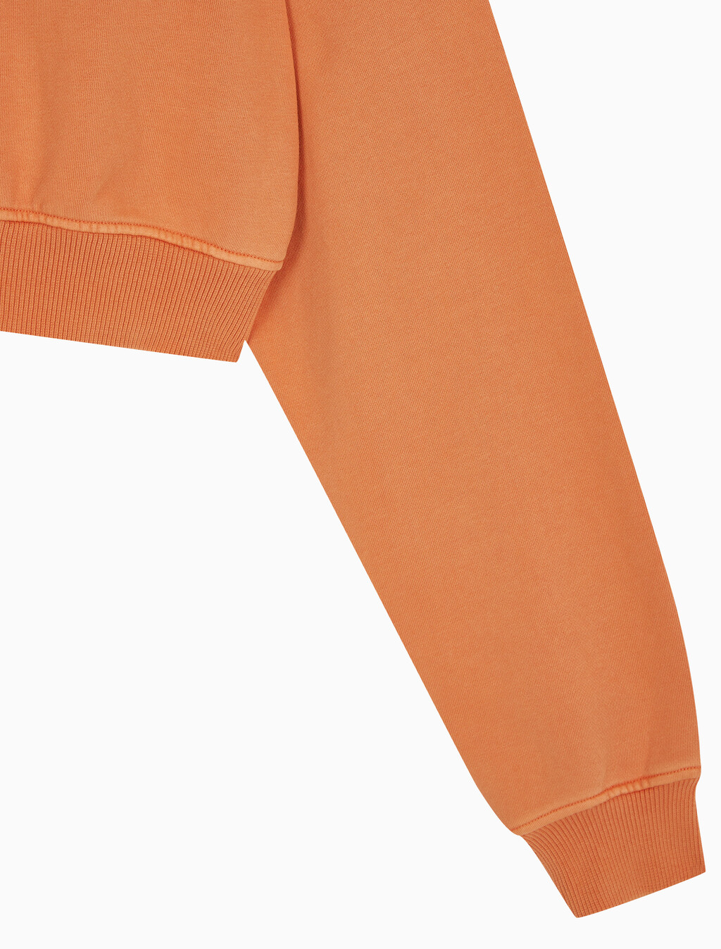 Buy 여성 미네랄 다이 모노로고 후디 in color ORANGE