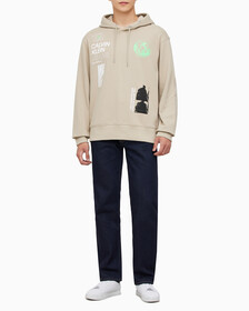Buy 남성 퓨처 페이드 멀티 그래픽 후디 in color BEIGE