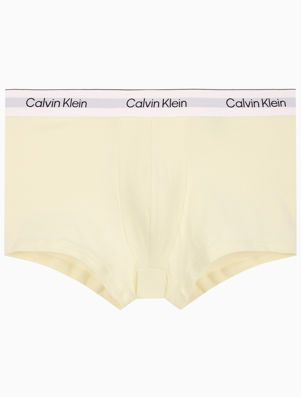 Buy 남성 아이콘 코튼 스트레치 3PK 트렁크 in color WHITE/ YELLOW / DARK NAVY