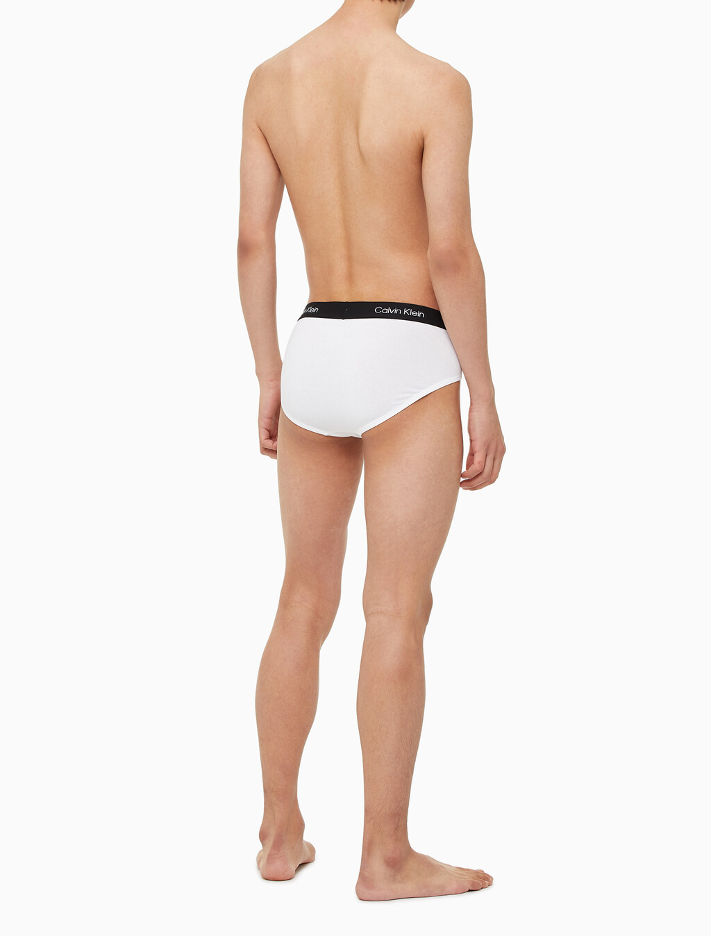 Buy 남성 1996 코튼 힙브리프 in color WHITE