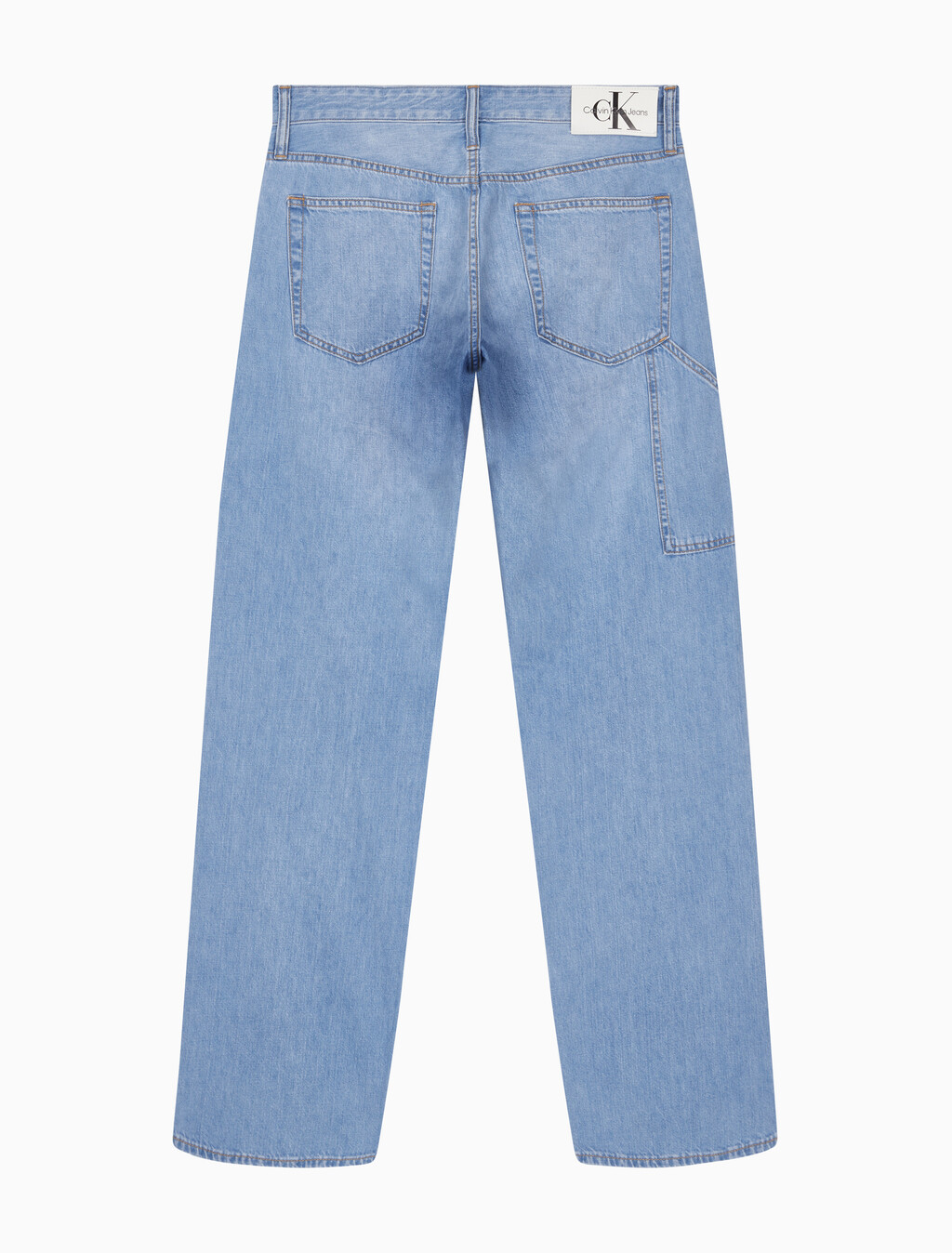 Buy 남성 90's 스트레이트핏 라이트블루 린넨 데님 in color CHALKY BLUE