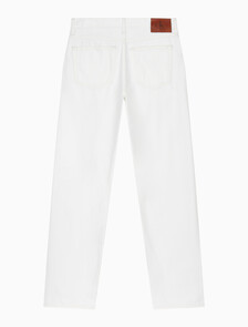 Buy 남성 90's 스트레이트핏 화이트 데님 in color WHITE