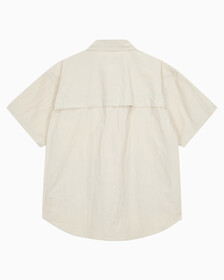 Buy 남성 유틸리티 오버핏 반팔 셔츠 in color CLASSIC BEIGE