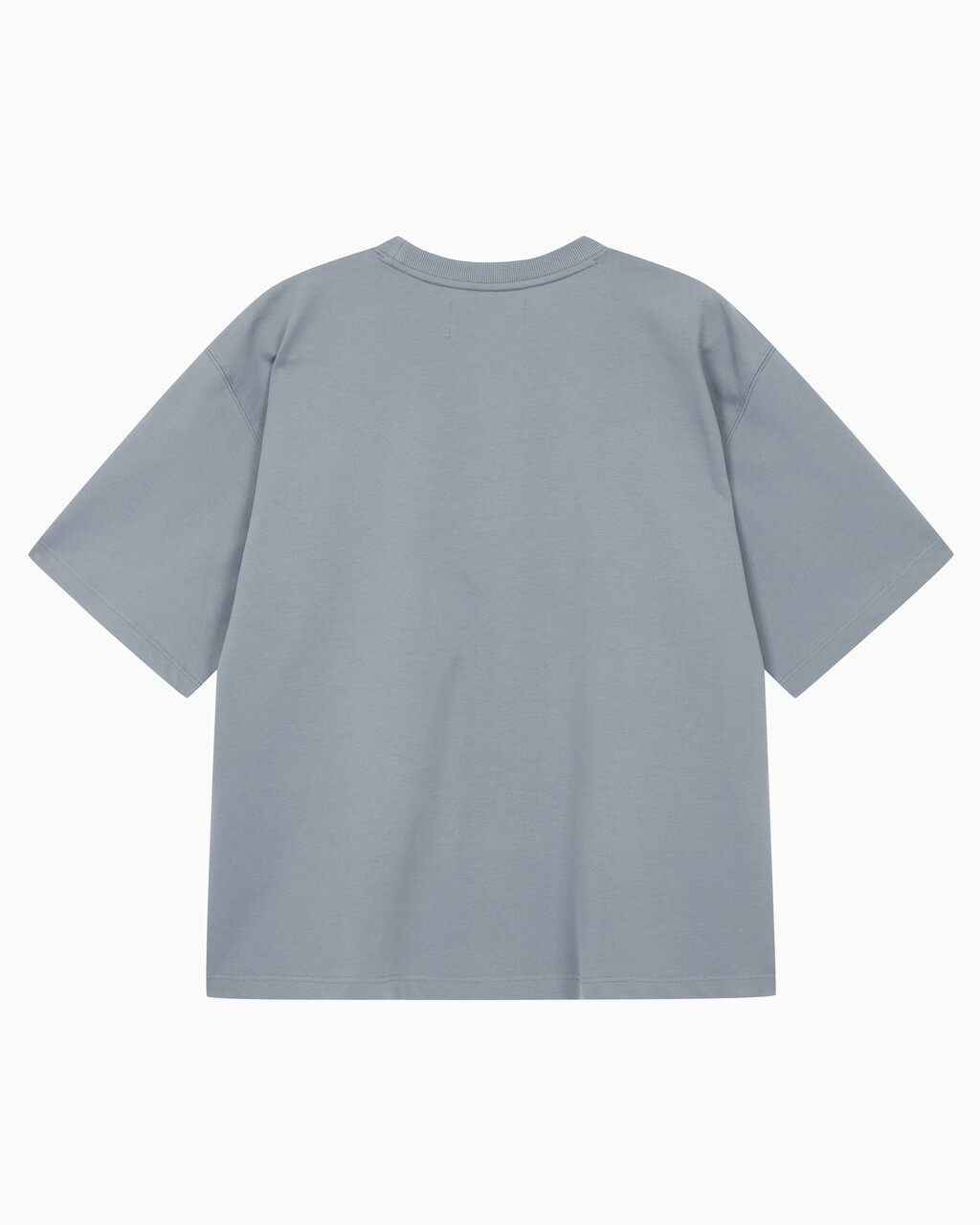 Buy 남성 오버사이즈 우븐 포켓 반팔 스웻셔츠 in color OVERCAST GREY