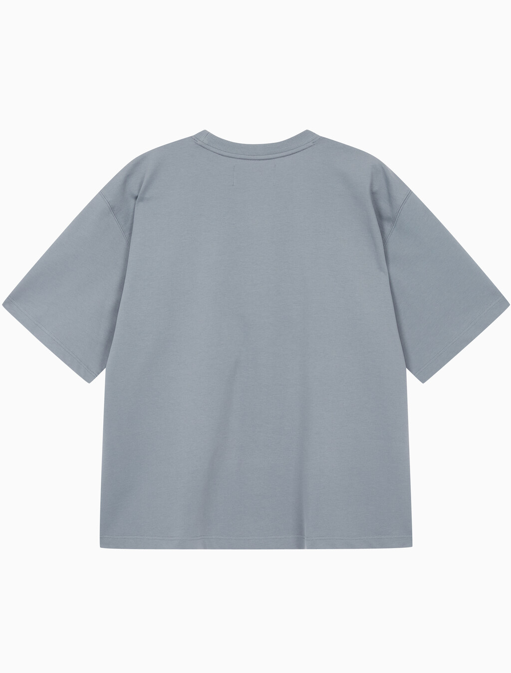 Buy 남성 오버사이즈 우븐 포켓 반팔 스웻셔츠 in color OVERCAST GREY