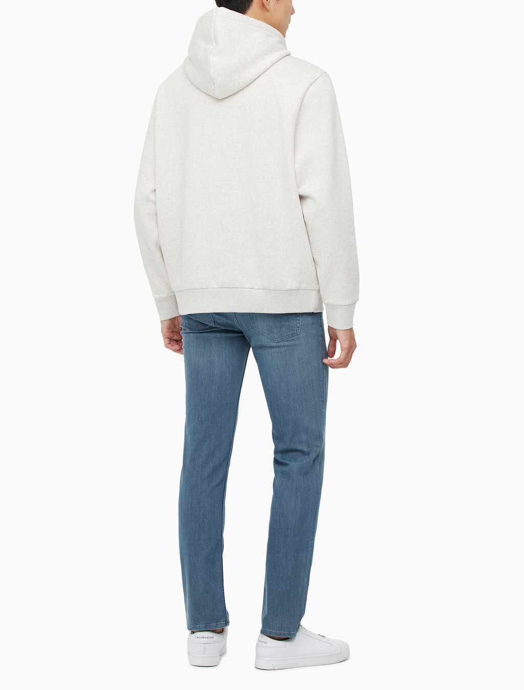 Buy 남성 롱슬리브 아카이브 플리스 후디 in color IVORY