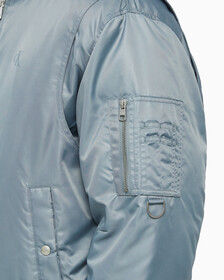 Buy 남성 후디 보머 다운 자켓 in color GREY