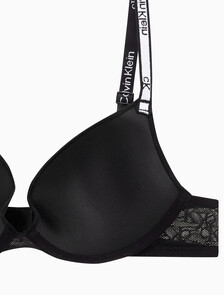 Buy 여성 1996 로고 레이스 AF 푸쉬업 플런지 브라 in color BLACK