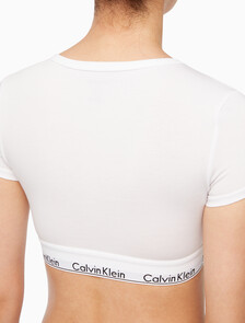 Buy 여성 모던코튼 AF 티셔츠 브라렛 in color WHITE