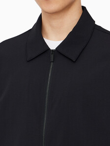 Buy 남성 시어서커 집업 셔츠 자켓 in color BLACK BEAUTY