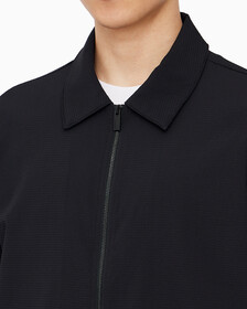 Buy 남성 시어서커 집업 셔츠 자켓 in color BLACK BEAUTY
