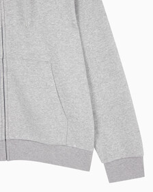 Buy 남성 아카이브 로고 플리스 집업 후디 in color HEROIC GREY HEATHER CM1BK 08