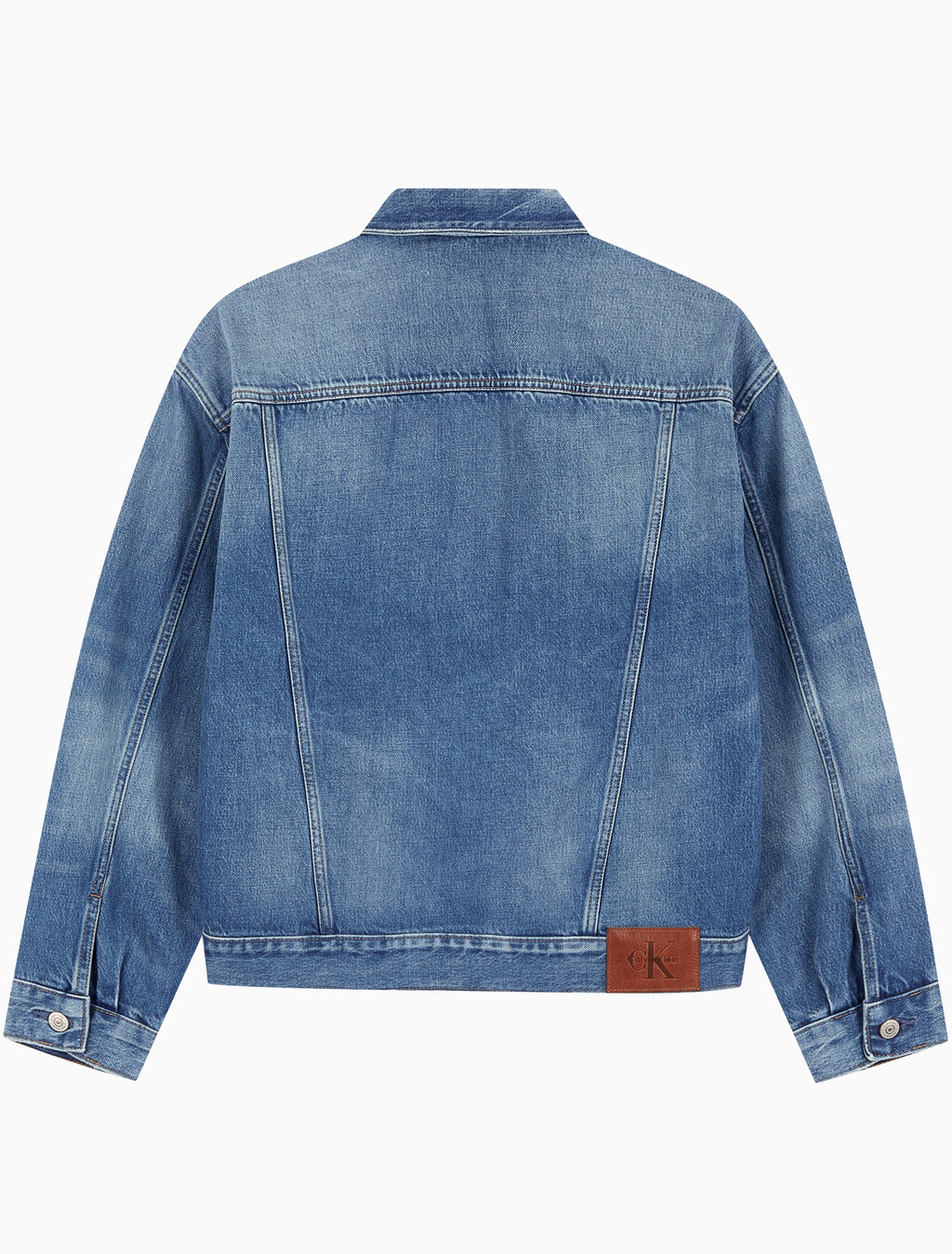 Buy 남성 레귤러핏 90's 미드블루 워시 데님 자켓 in color WASHED EMERALD