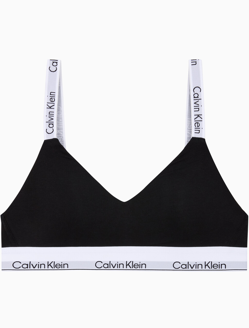 Buy 여성 아이콘 코튼 모달 브라렛 (H&E) in color BLACK