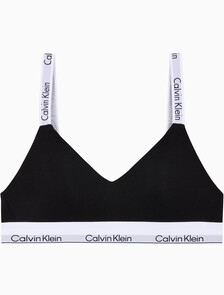 Buy 여성 아이콘 코튼 모달 브라렛 (H&E) in color BLACK